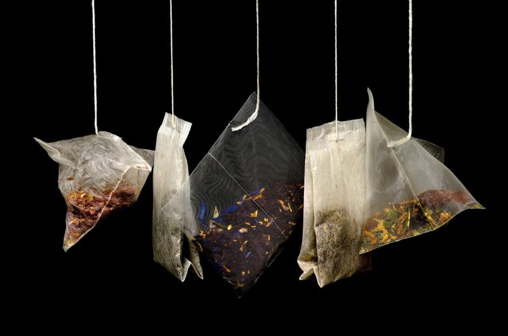 Teabags and herbs