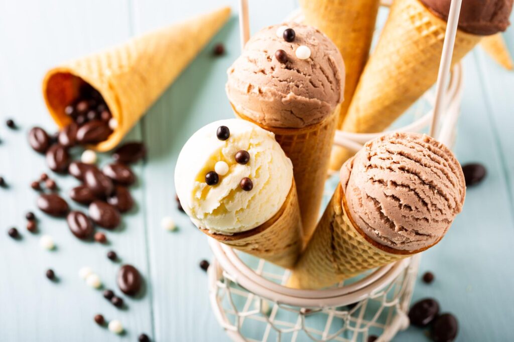 Homemade coffee and chocolate ice cream - Best Coffee Ice Cream