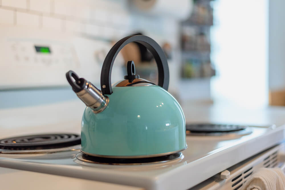 a modern tea pot on stove top -What is the best tea kettle for a gas stove