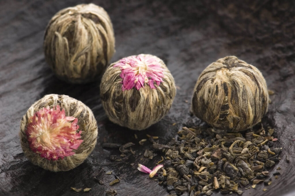 green tea ball