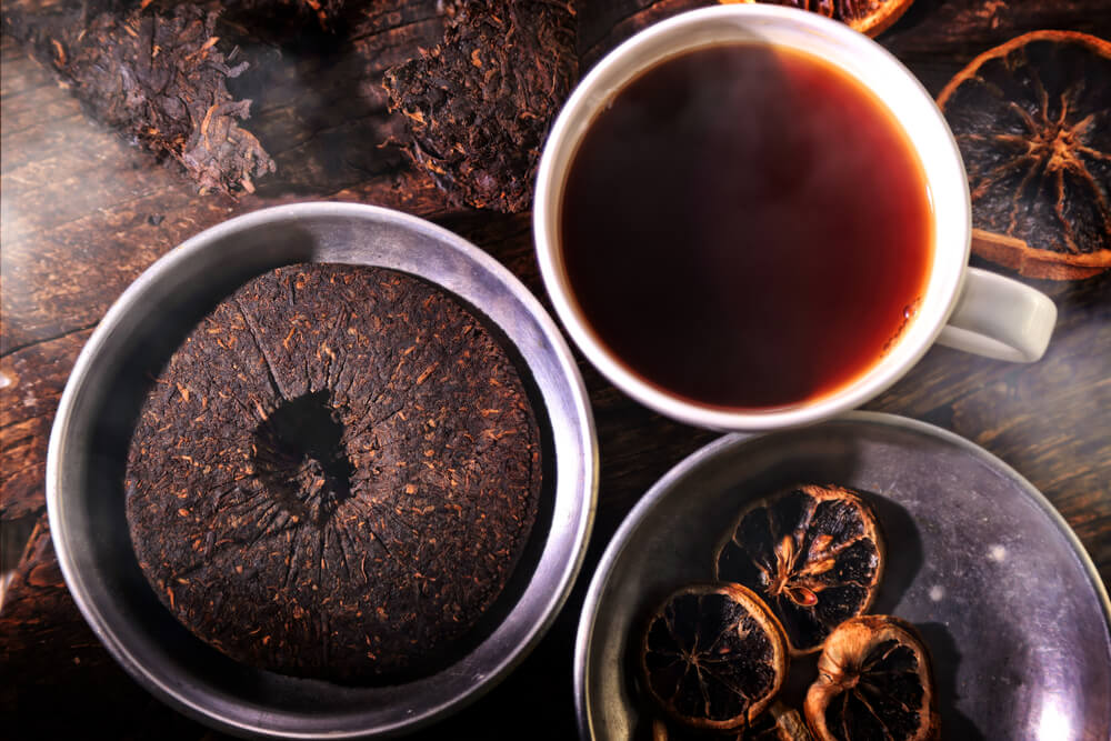 a healthy pu-erh tea