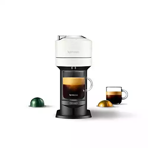 Nespresso Vertuo Next Coffee and Espresso Machine by De'Longhi, White