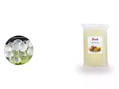 Fanale Crystal Agar Tapioca Boba Jelly Ball for Milk Tea Coffee Shaved Ice Topping (4.4 lb / bag) | TAP003-B