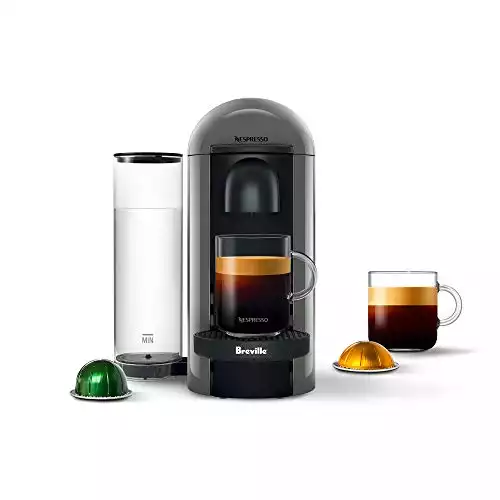 Nespresso VertuoPlus Coffee and Espresso Machine by Breville, Grey