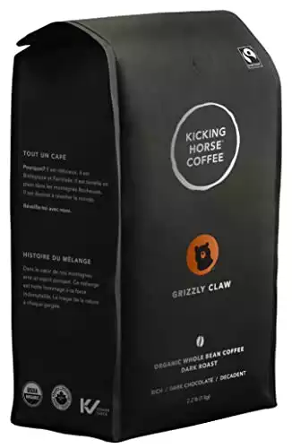 Kicking Horse Coffee Grizzly Claw Dark Roast Whole Bean