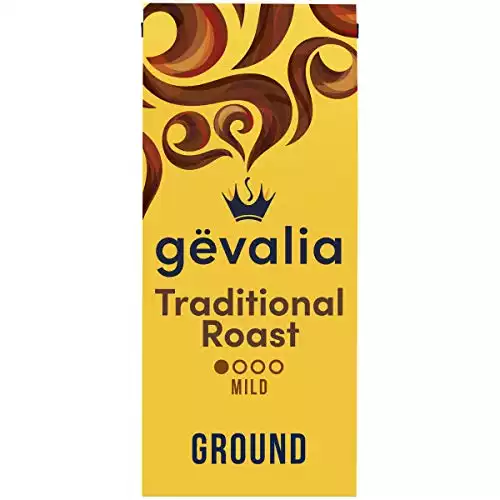 Gevalia Traditional Roast Mild 100% Arabica Ground Coffee (12 oz Bag)