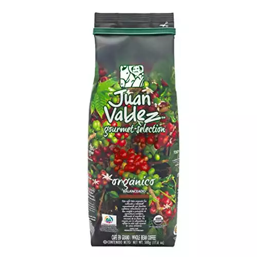 Juan Valdez Coffee Organic Medium Roast Colombian Coffee