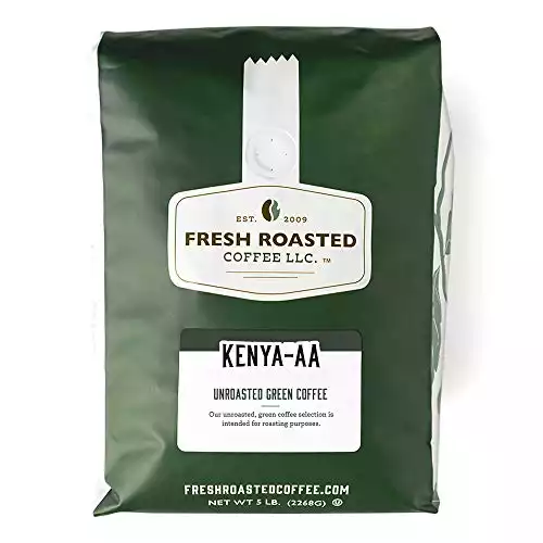 Fresh Roasted Coffee, Unroasted Kenya AA, Kosher, 5 Pound