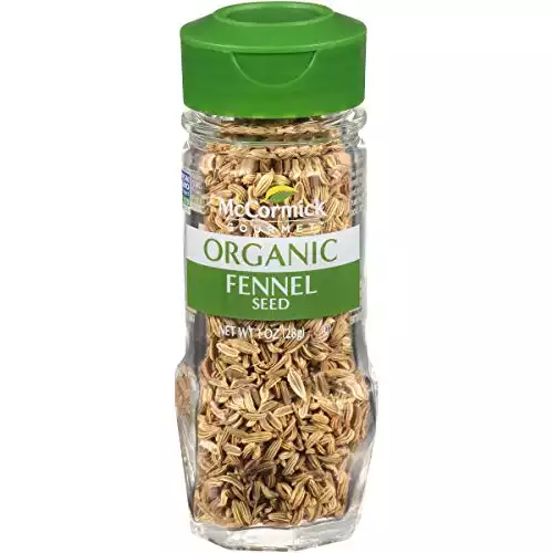 McCormick Gourmet Organic Fennel Seed, 1 oz