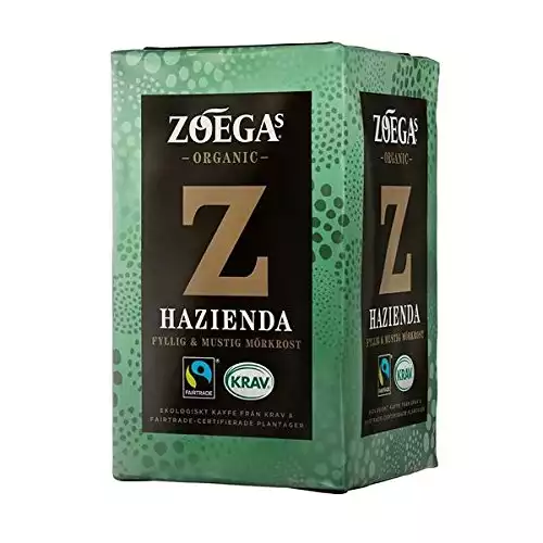 Zoegas Hazienda Organic Dark Roast Coffee
