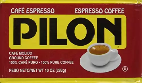 Pilon Espresso 100% Coffee, 10-Ounce Bricks (Pack of 4)