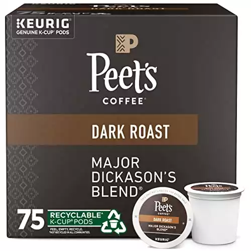 Peet's Coffee, Dark Roast K-Cup Pods for Keurig Brewers