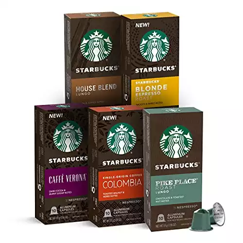 Starbucks by Nespresso Best Seller Variety Pack Coffee