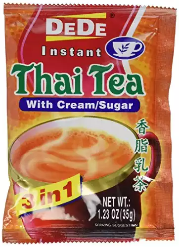 DEDE Instant Thai Tea Drink with and Sugar