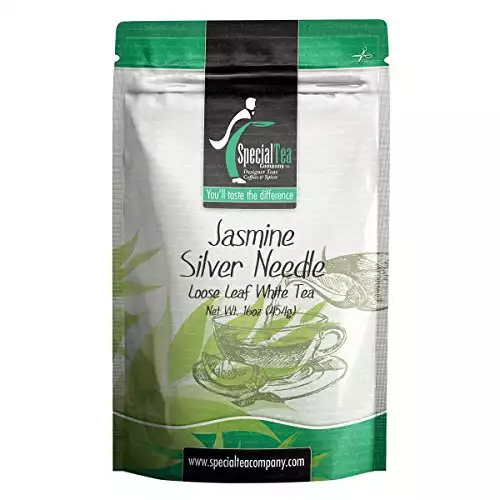 Special Tea Jasmine Silver Needle Organic White Tea, 16 Ounce