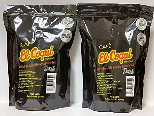 Cafe El Coqui Supremo Puerto Rican Coffee