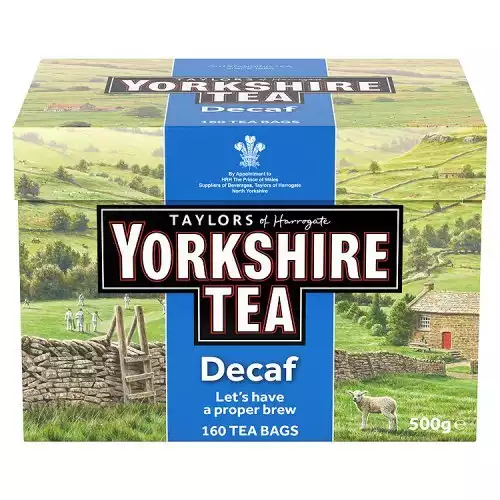 Taylors of Harrogate Yorkshire Tea Decaf 160 tea bags