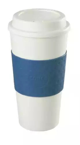 Copco 2510-9966 Acadia Double Wall Insulated Travel Mug With Non-Slip Sleeve