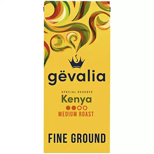 Gevalia Special Reserve Kenya Single Origin Mild Medium Roast Fine Ground Coffee