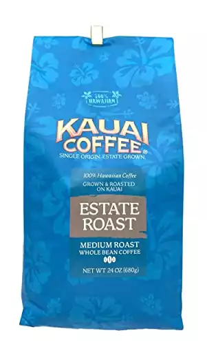 Kauai Coffee Single Origin Kauai Prime Grade Medium Roast Whole Bean