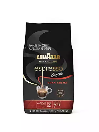 Lavazza Espresso Barista Gran Crema Whole Bean Coffee