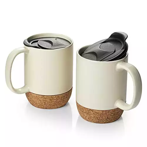 DOWAN Coffee Mugs With Lid