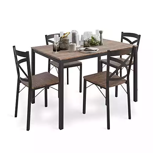 Dporticus 5 Piece Dining Table Set