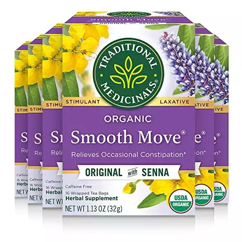 Traditional Medicinals Organic Smooth Move Original Senna Tea
