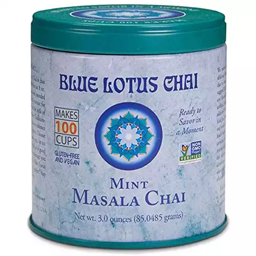 Blue Lotus Chai Mint Flavor