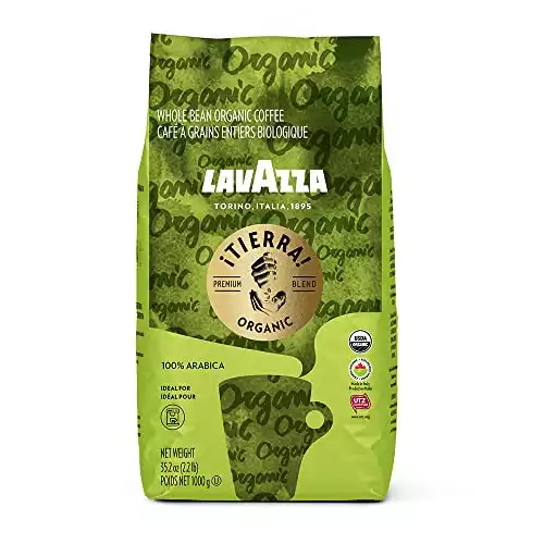 Lavazza Organic ¡Tierra! Whole Bean Coffee Blend