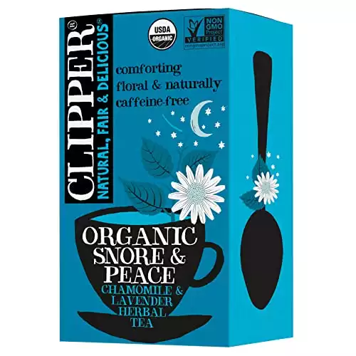 Clipper Tea Organic Snore And Peace Herbal Tea