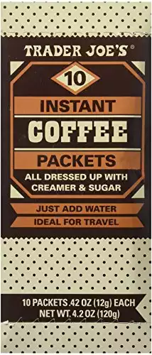 Trader Joe's Instant Coffee Packets With Creamer & Sugar