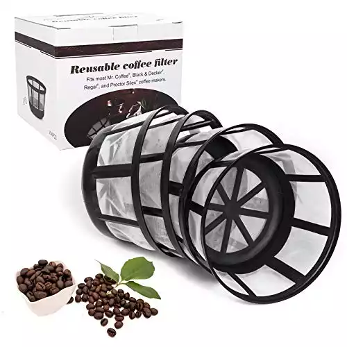 FIFOKICHO Reusable 8-12 Cup Basket Coffee Filter