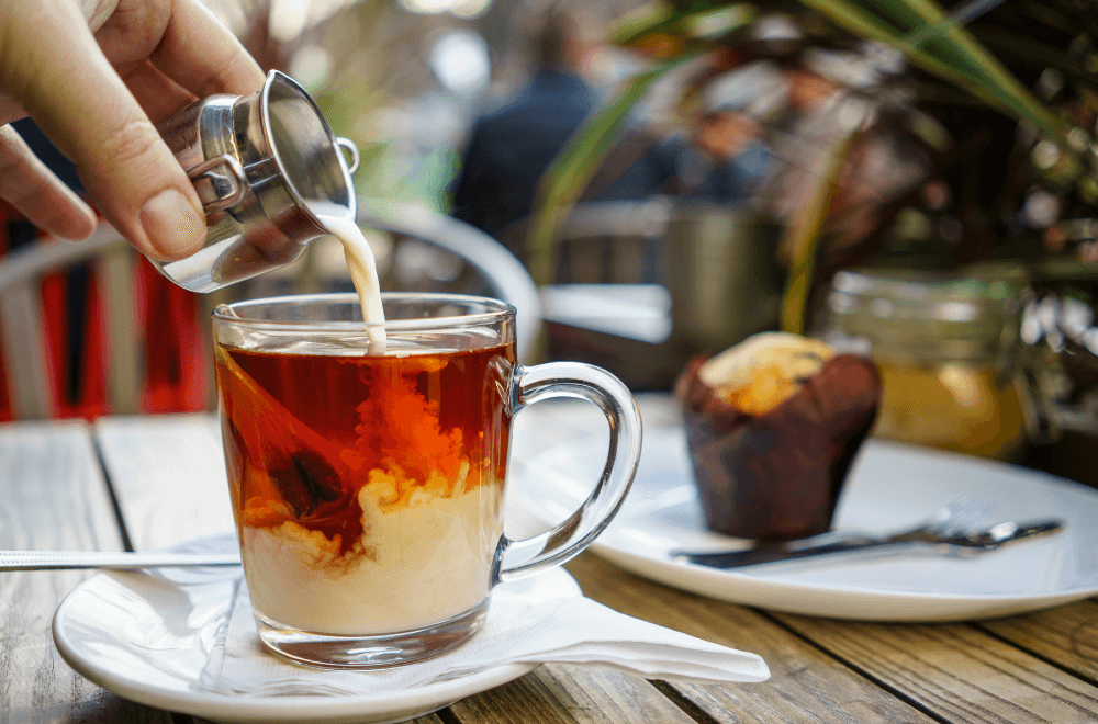 Alternatives to milk in tea
