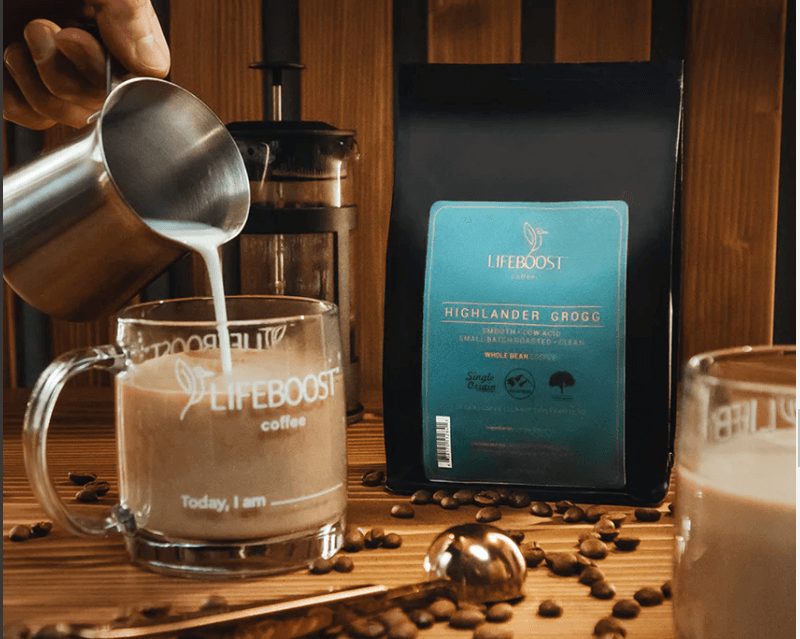 Where is Lifeboost coffee grown?