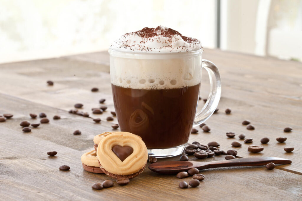 Espresso with whipped cream