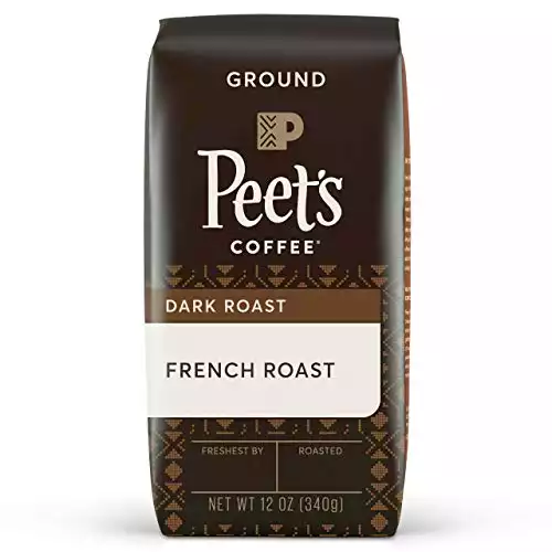 Peet's Coffee French Roast Dark Roast Ground Coffee, 12 oz