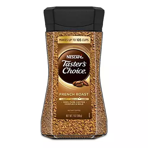 Nescafe Taster's Choice Instant Coffee, French Roast, 7 Ounce