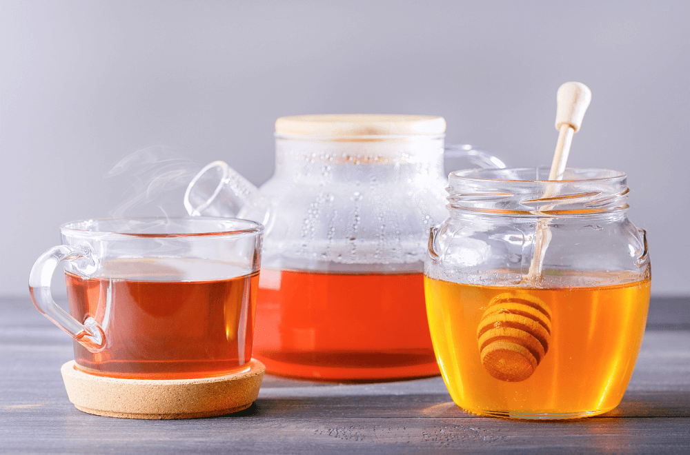 Can you add honey to hot tea