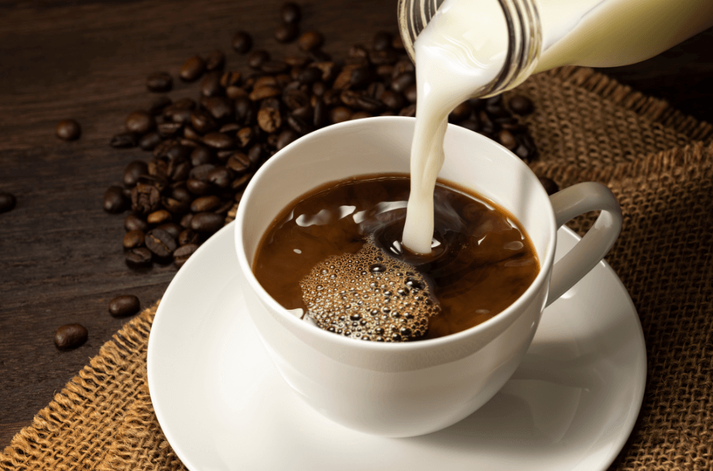 What is half-and-half coffee?