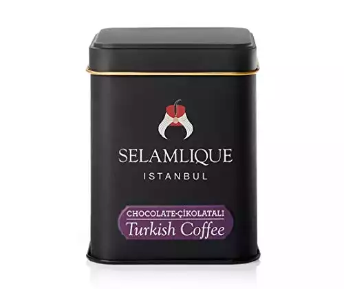 Selamlique's authentic Chocolate Flavoured Turkish coffee 125gr.(4.40oz)