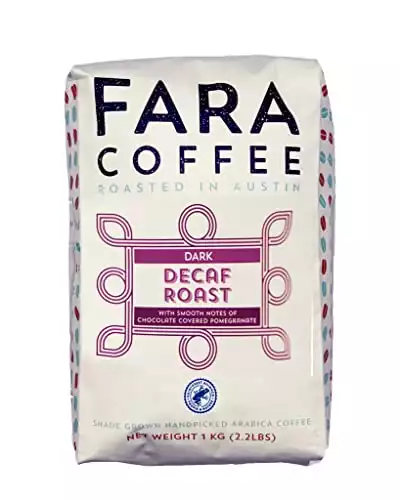 Fara Coffee, Whole Bean (Decaf (Medium/Dark), 2.2 Lb)