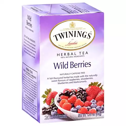 Twinings Herbal Tea Wild Berries 20 Tea Bags (Pack of 2)