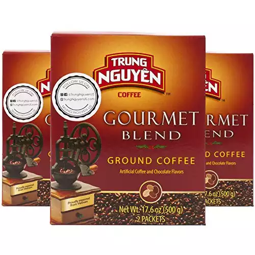 Trung Nguyen Premium House Blend, 17.6 ounces (Pack of 3)
