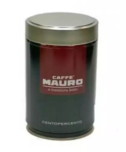 Caffe Mauro - Italian Roasted Ground Coffee CENTOPERCENTO (2 Pack)