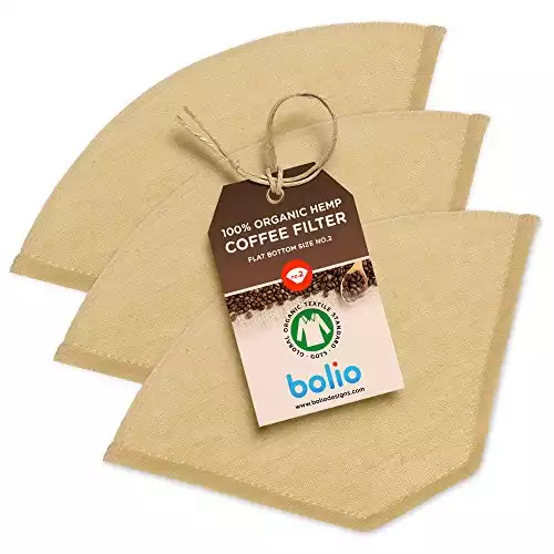 Bolio Organic Hemp Reusable Coffee Filter