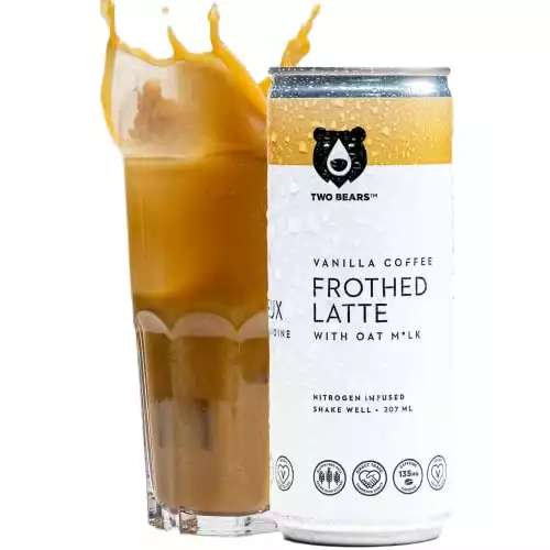 Iced Coffee & Cold-Brew Beverages | Cans Best Served Cold With Ice | Vegan & Dairy Free Cold-Brewed Coffee Beverage (12-Pack, 7 oz Can) (Vanilla Latte)