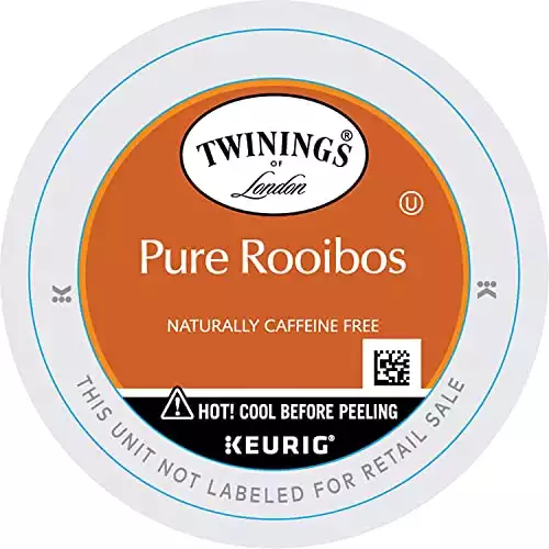 Twinings Pure Rooibos Herbal Tea K-Cup Pods for Keurig, 24 Count (Pack of 1)