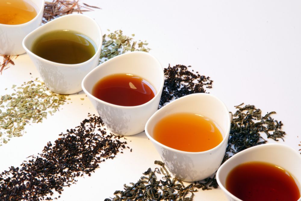 Different types of tea