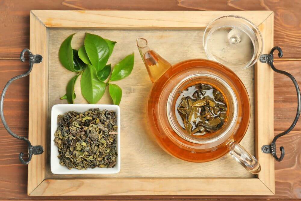 How are tea leaves processed